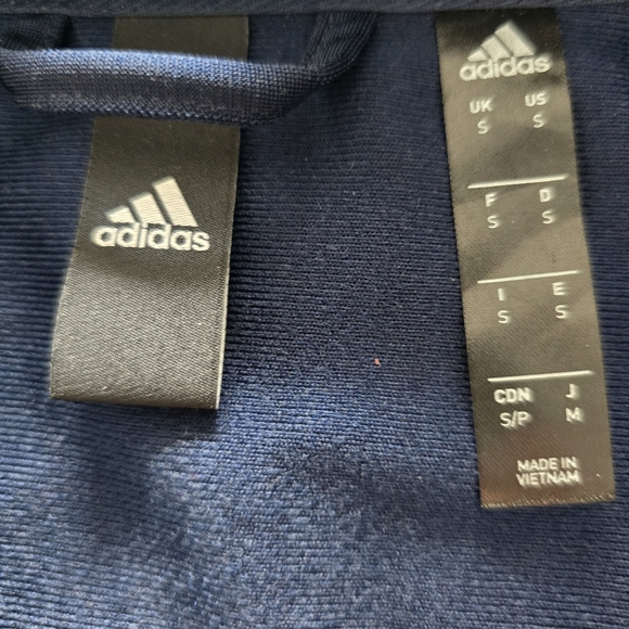 Adidas Men's Track Jacket in Navy Blue Size S - Picture 4 of 12